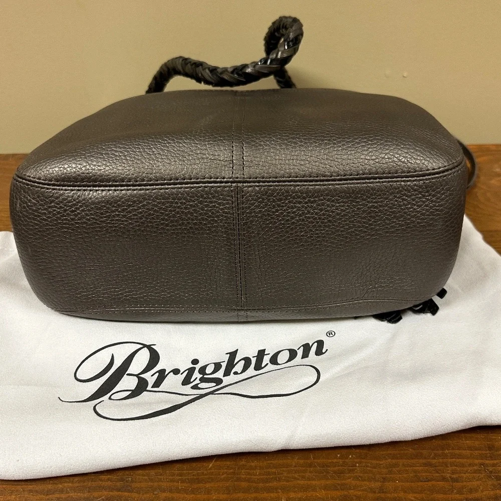 Brighton Barbados Zip Top Hobo Bag